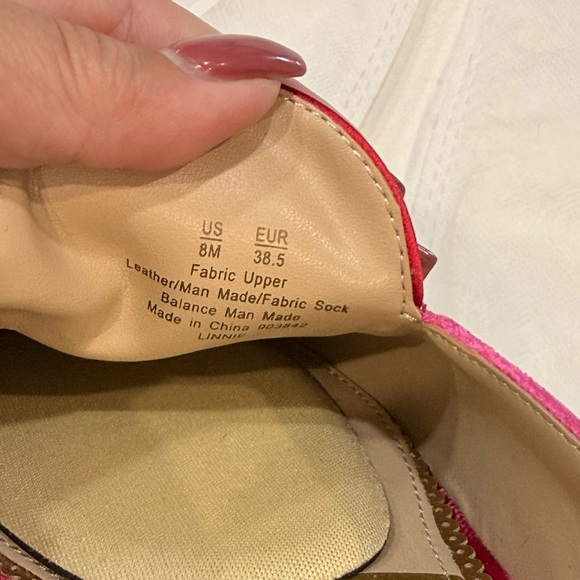 EUC Sam Edelman Linnie Pink Velvet Mule – Size 8 - Picture 11 of 11